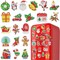 20-Piece Christmas Diamond Painting Magnets – DIY Xmas Refrigerator, Car & Mailbox Diamond Art Stickers, Holiday Decor & Gift Set